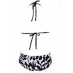 Plavky so strapcami - čiernobiele Plavky so strapcami - čiernobiele