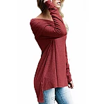 Dámsky úpletový top Kayla - burgundy Dámsky úpletový top Kayla - burgundy