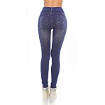 Trendové Jeans Style legíny - svetlomodré Trendové Jeans Style legíny - svetlomodré