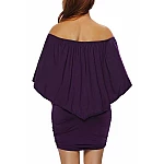 Vrstvené mini šaty Vivien - fialové Vrstvené mini šaty Vivien - fialové