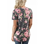 Dámske tričko Floral - sivé Dámske tričko Floral - sivé