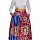 Dámska midi sukňa - červená