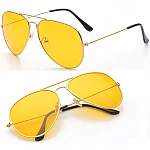 Slnečné okuliare AVIATOR - pilotky na šoférovanie Night Vision Slnečné okuliare AVIATOR - pilotky na šoférovanie Night Vision