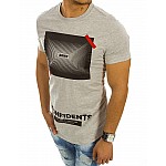 Sivé pánske tričko Confidents vrx2111