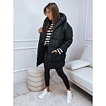 Čierna dámska zimná oversize bunda VTY2481
